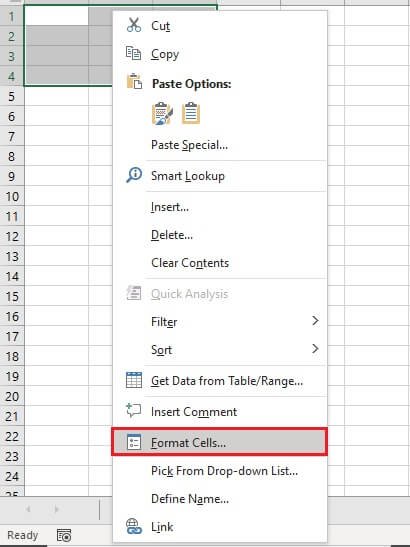 Lock specific cells or ranges