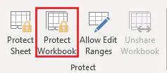 Protect workbook