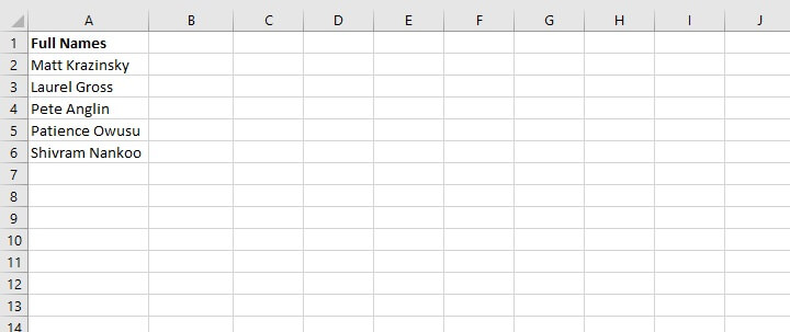 Excel right function