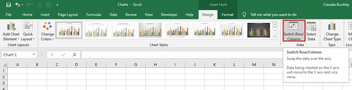 Excel charts