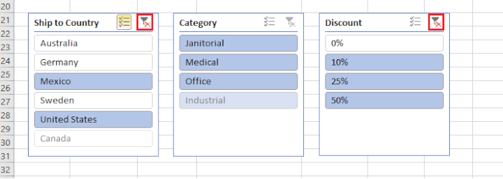 Clear-filters