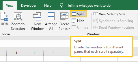 Split-command