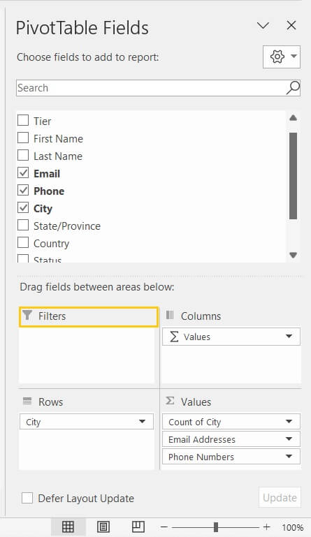 GoSkills pivot table guide