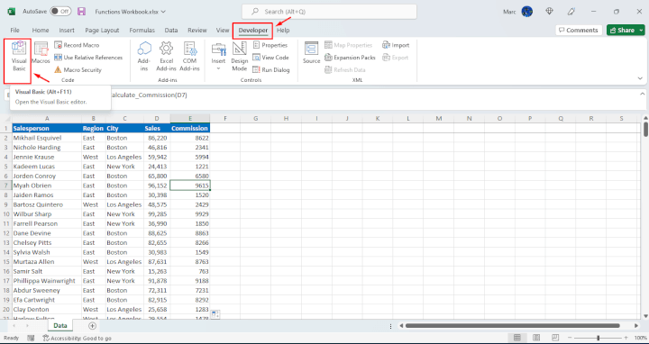 Press-corresponding-icons GoSkills Excel VBA Function