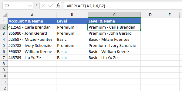 REPLACE VS SUBSTITUTE