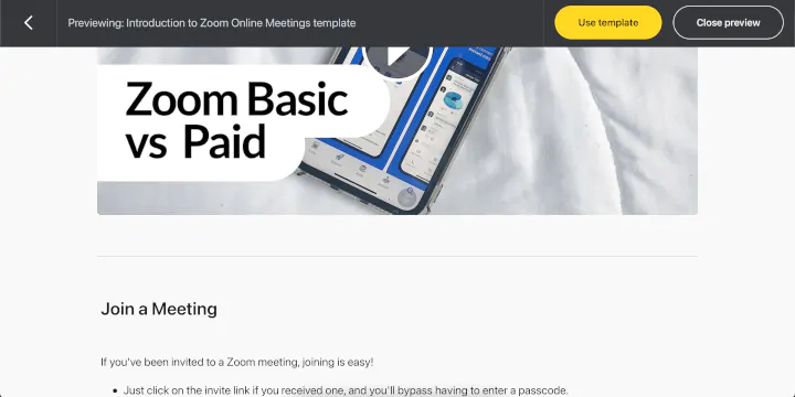 GoSkills training on Intro to Zoom