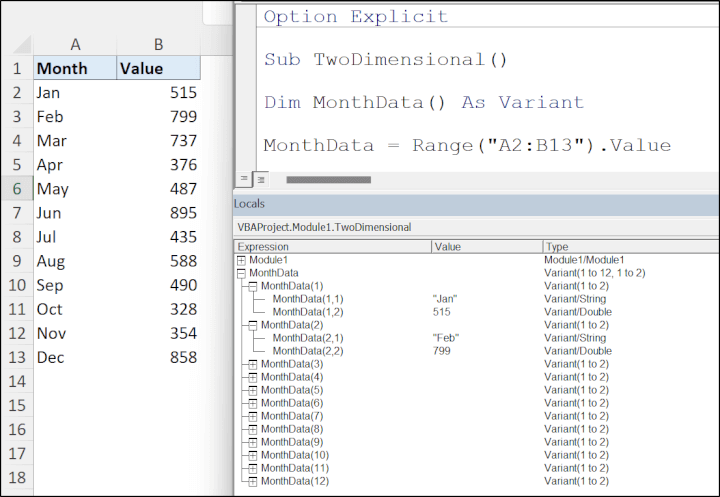 Two-dimensional-array