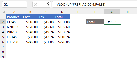 GoSkills common Excel errors