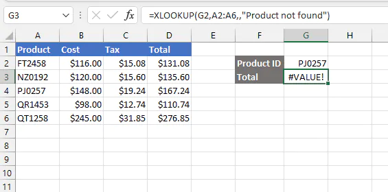 GoSkills common Excel errors