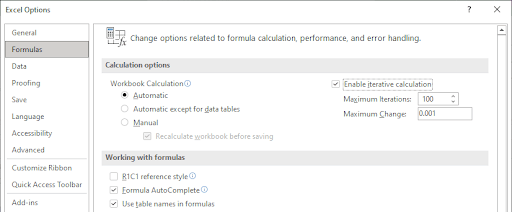 problem solving excel formulas