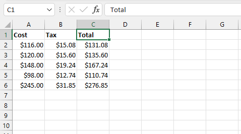 GoSkills common Excel errors