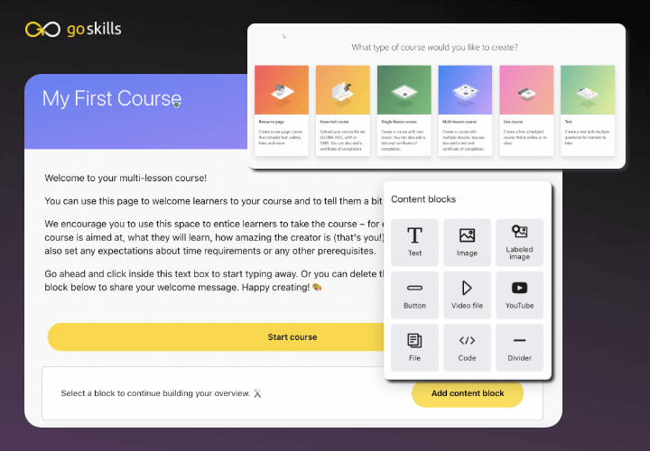 GoSkills Course Builder