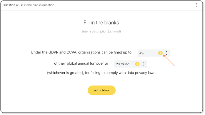 fill in the blanks quiz