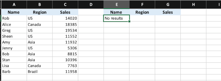 FILTER function if_empty