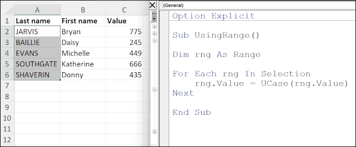 GoSkills Excel VBA Range Object