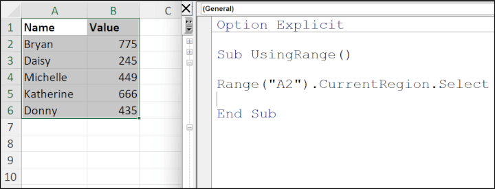 GoSkills Excel VBA Range Object