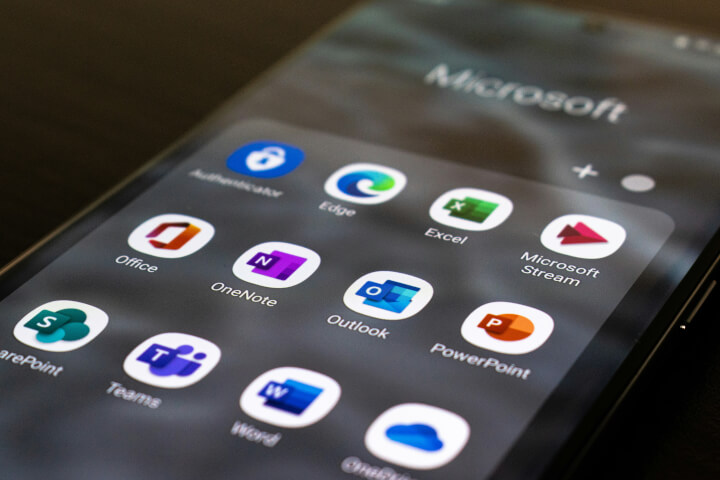microsoft apps on cellphone