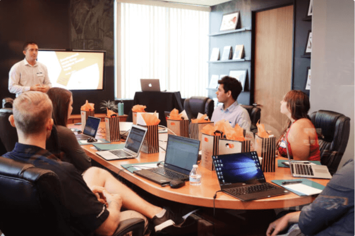 corporate training session