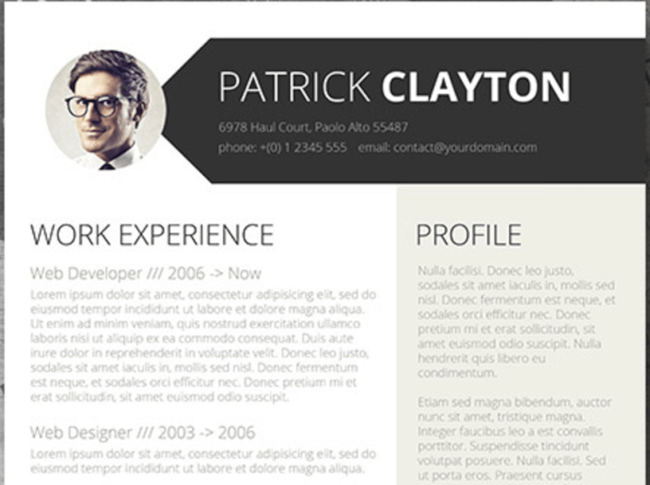 resume template word 2013 free download