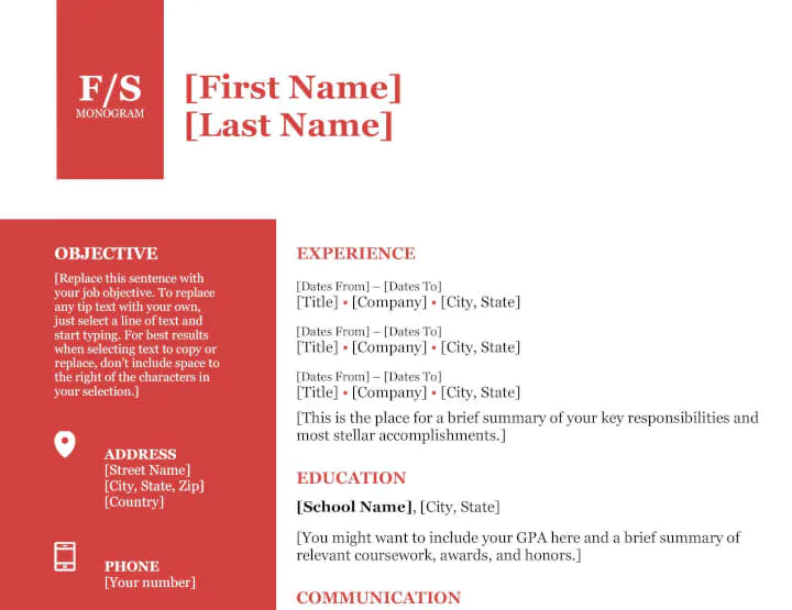 Microsoft-word-resume-templates