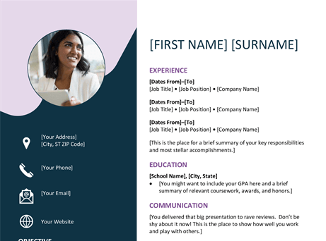 resume template