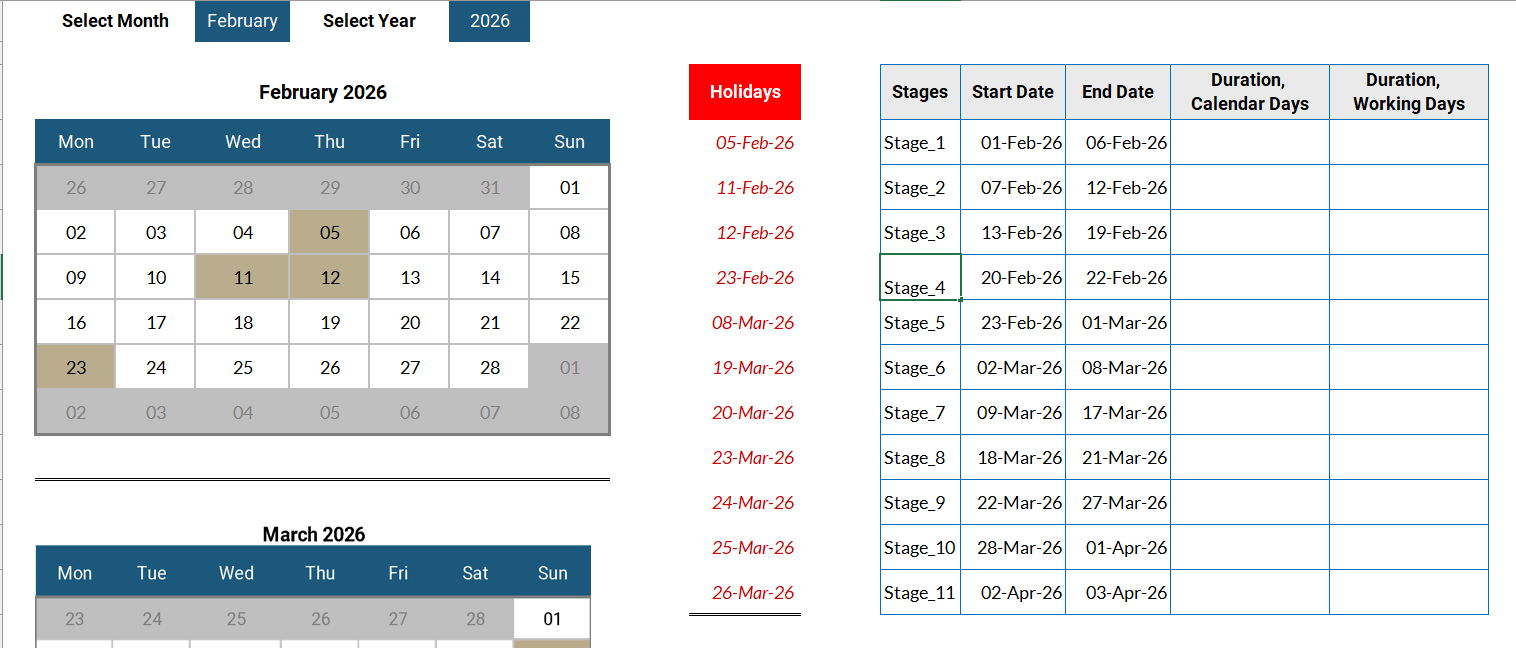 	 how to calculate days between dates in excel practice exercise