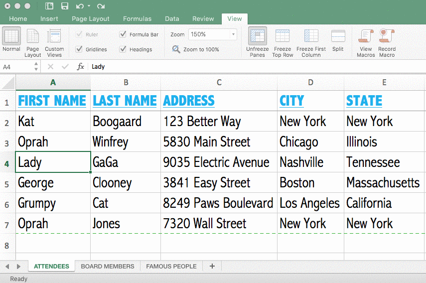 copy changes across Excel worksheets