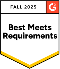 G2 Best Meets Requirements Fall 2025 Award