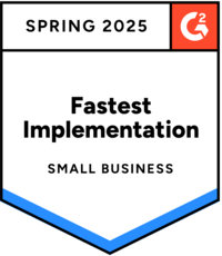 G2 Fastest Implementation Spring 2025 Award