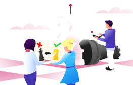 Leadership teams illustration