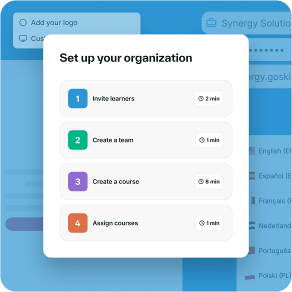 Quick setup demo illustration