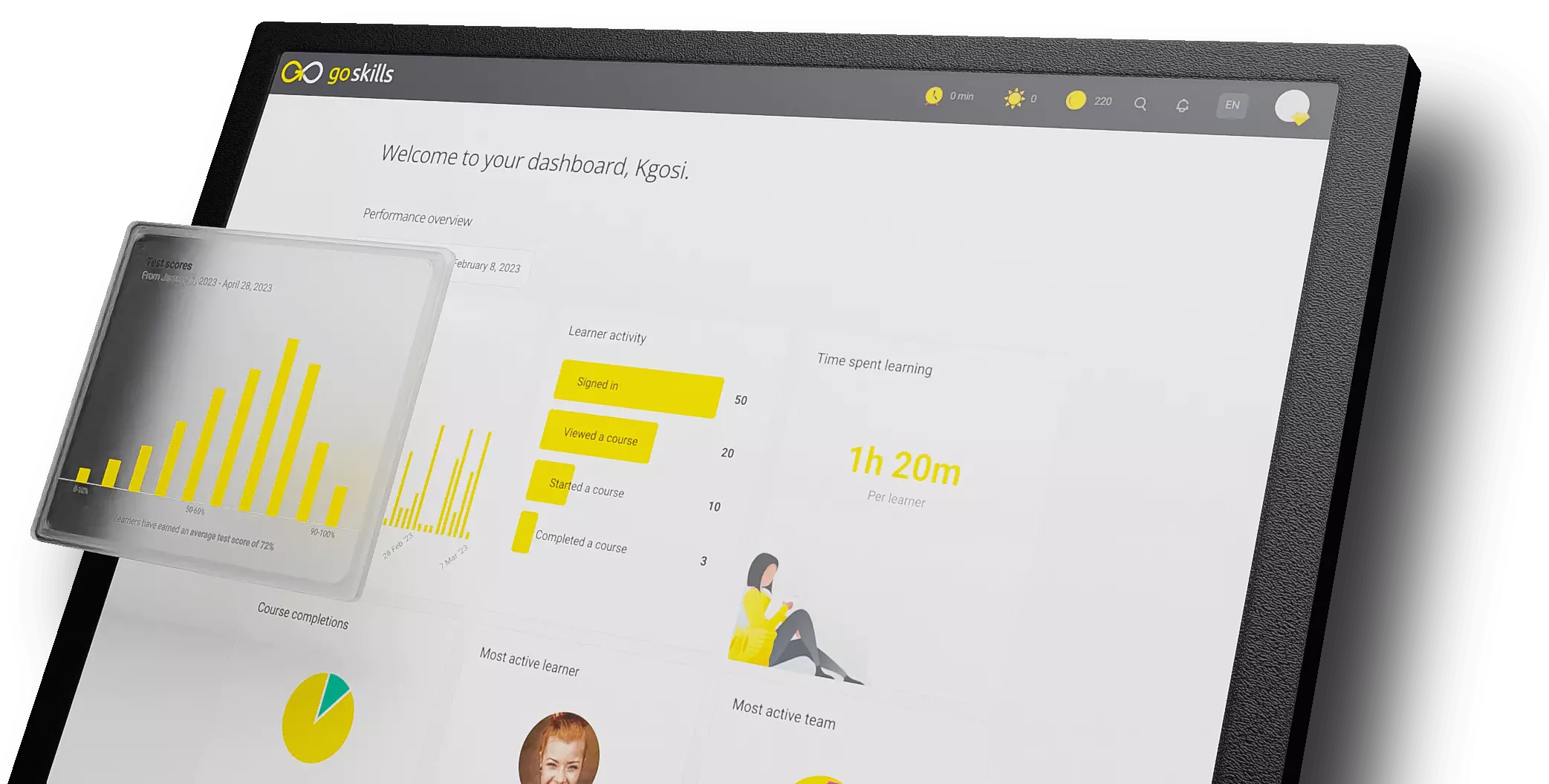 goskills dashboard