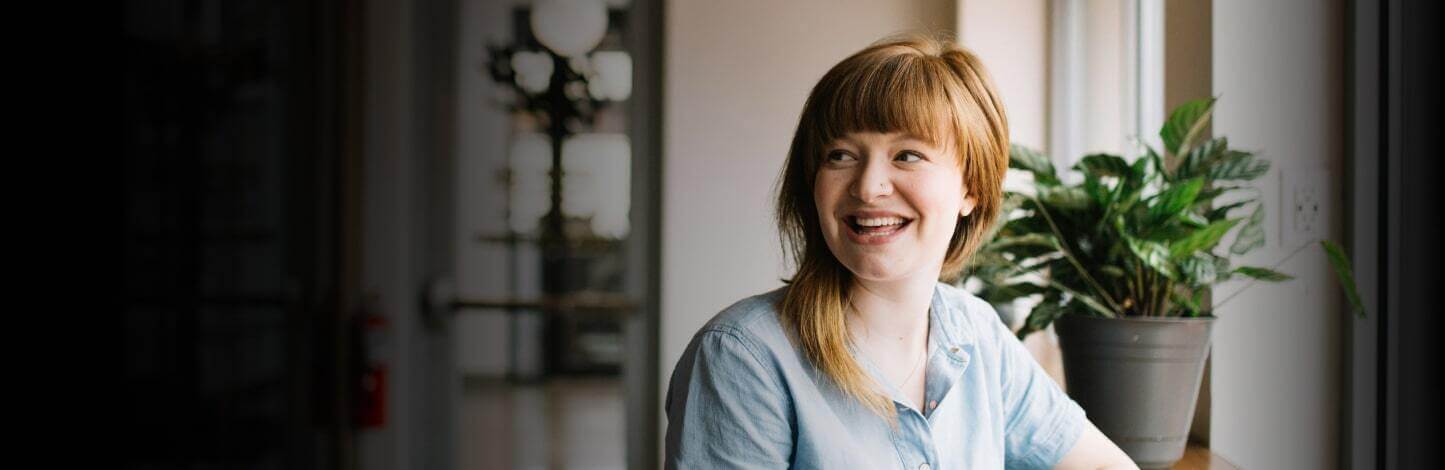 Smiling woman