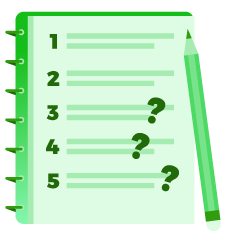 The list of activities