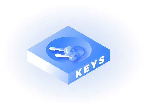 Lean six sigma control phase keys in bowl