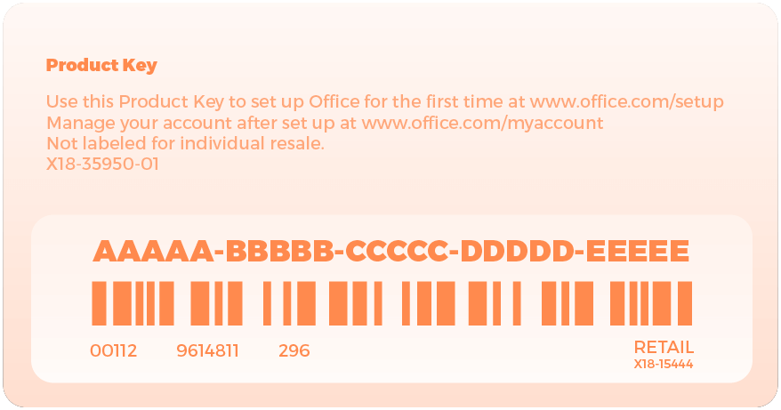 Example product key