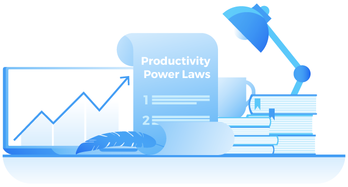 Productivity Power Laws