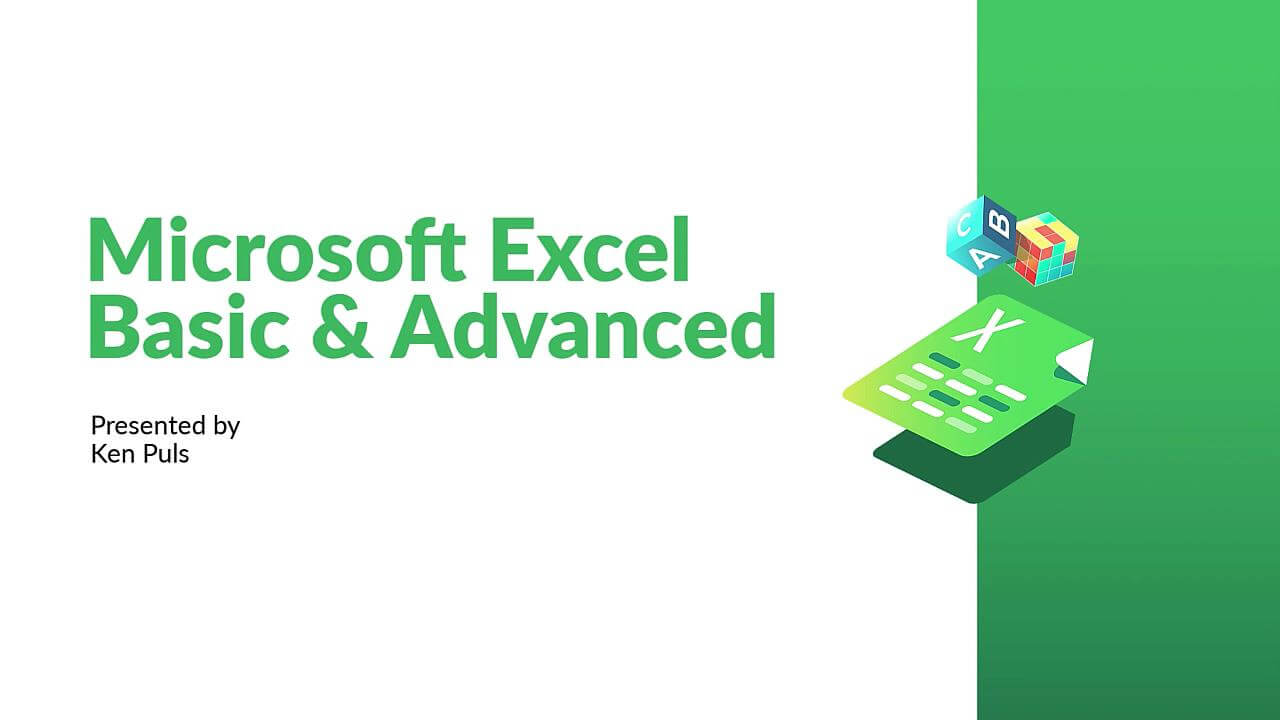Microsoft Excel 2019 - Basic & Advanced